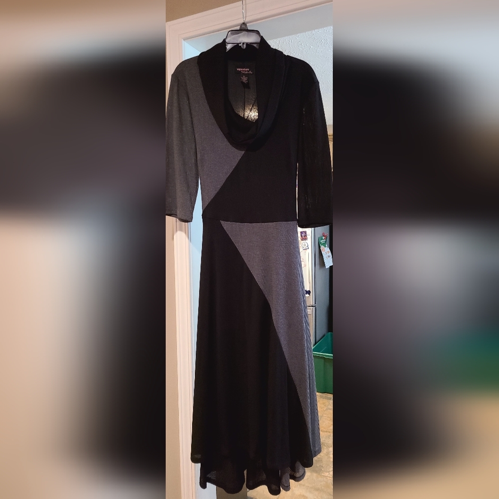 Signature by Robbie Bee cowl neck sweater dress XL